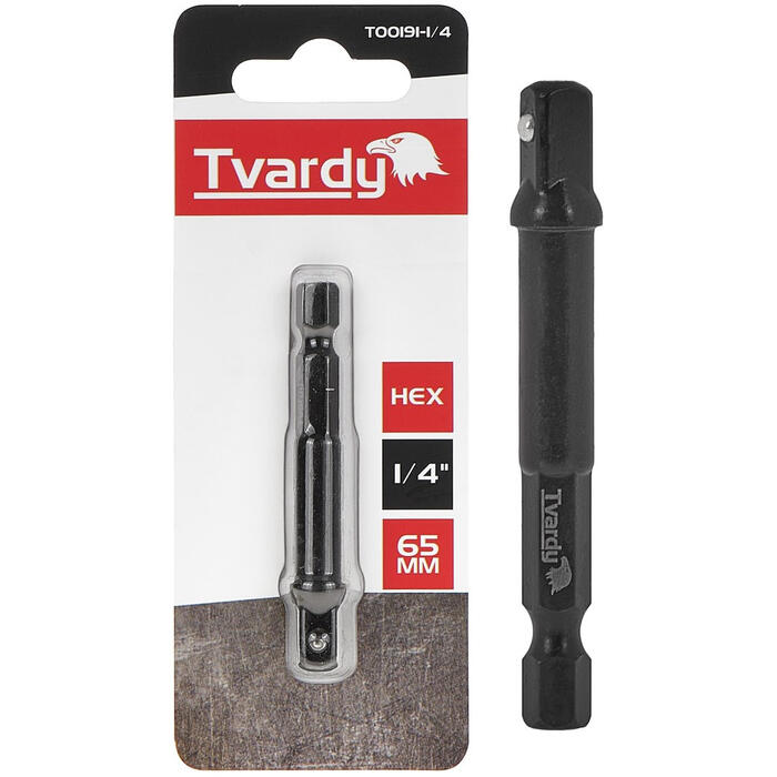 Geko triecienmuciņa adapteris T00191-1/4, 65mm, HEX