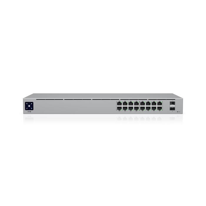Layer 2 16-portu PoE switch ar