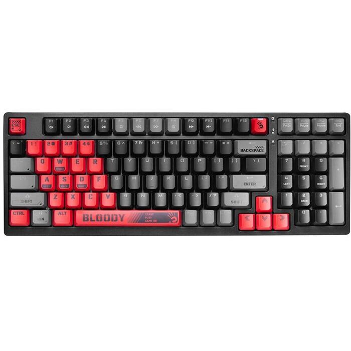 A4Tech Klaviatūra A4TKLA47388, USB vads, Melna