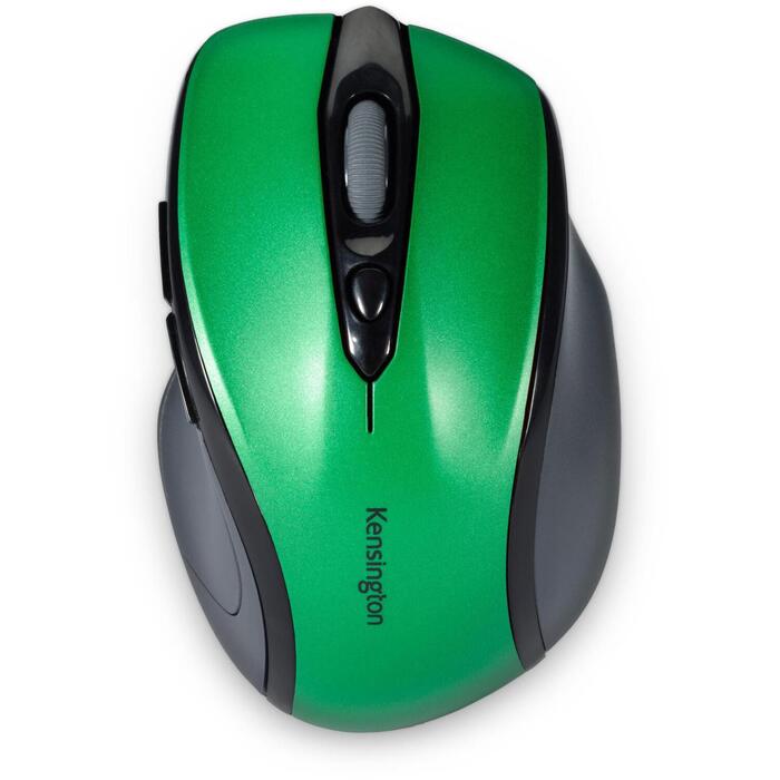 Kensington Pro Fit vidēja izmēra bezvadu pele K72424WW, 1600 DPI, optiskā, RF bezvadu, 3 pogas, ritenītis, AAA akumulators (K72424WW)