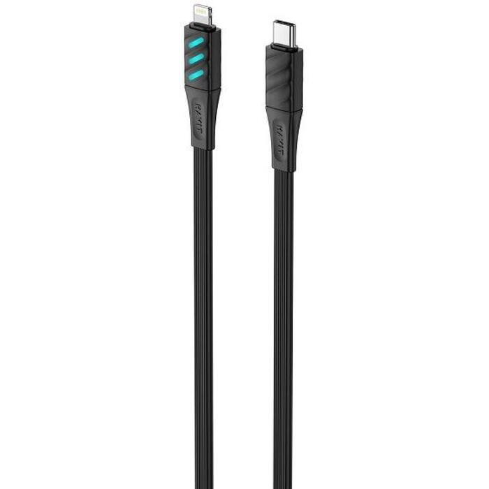 Havit CB6255 USB-C-Lightning uzlādes kabelis, 1