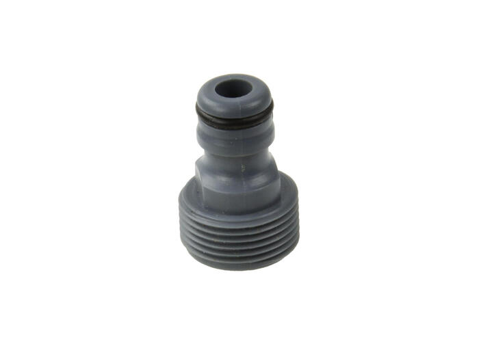 Adapteris ar triecienizturīgu plastmasu, 3/4" vītne