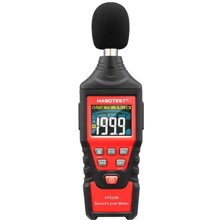 Habotest DB mērītājs HT622B, 30-130dBA, 30-130dBC