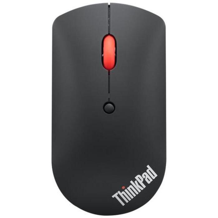 Lenovo ThinkPad Bluetooth klusā pele 4Y50X88822, Bluetooth 5.0, 3 pogas, 2400 dpi, Swift Pair, ambidextrous dizains (4Y50X88822)