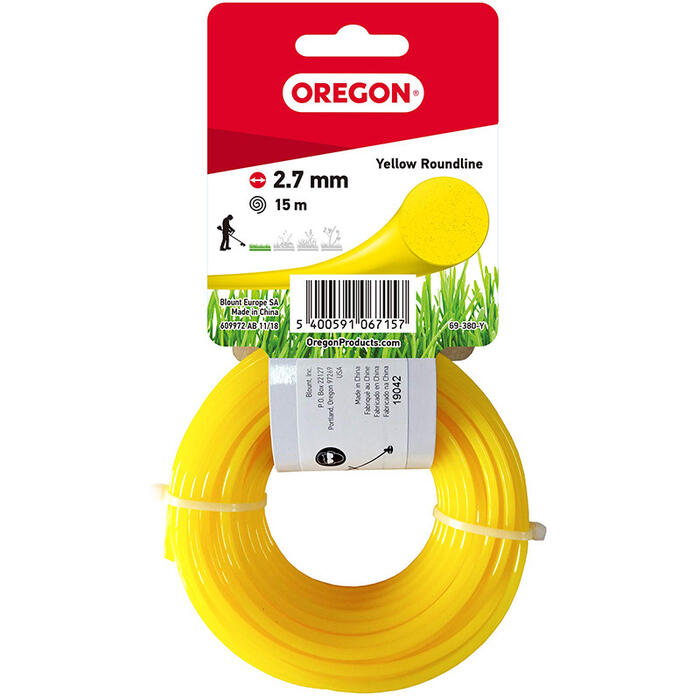 Trimmeraukla Yellow Roundline 2.7mm x