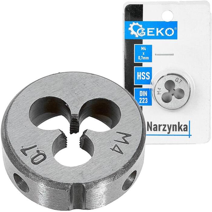 Geko Narzynka G38348, M4x0,7mm, HSS