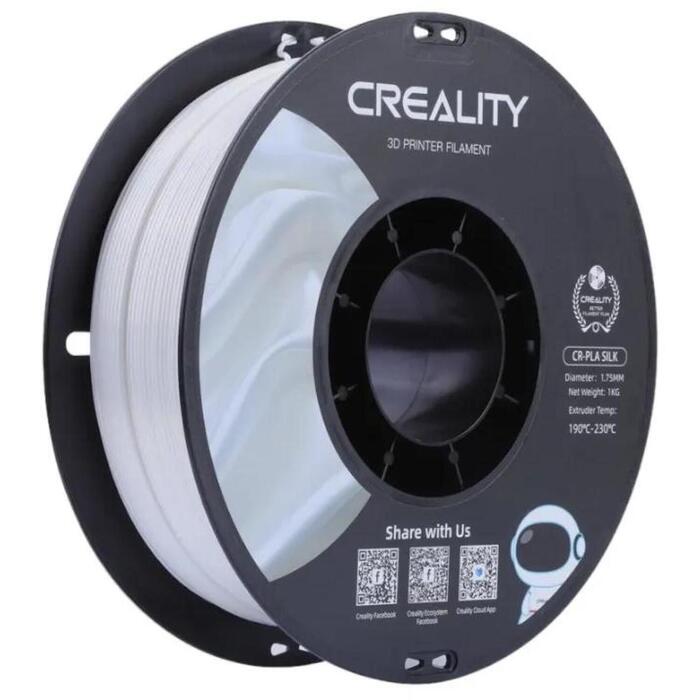 Creality CR-Silk PLA Filaments 3301120004, balts