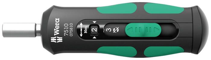 Dinamometriskā atslēga 1-3Nm 1/4, Wera, 05075810001, precizitātei un kvalitātei (05075810001)