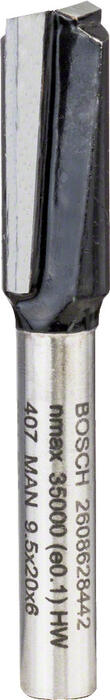 Gropju frēze 6 mm D1 9