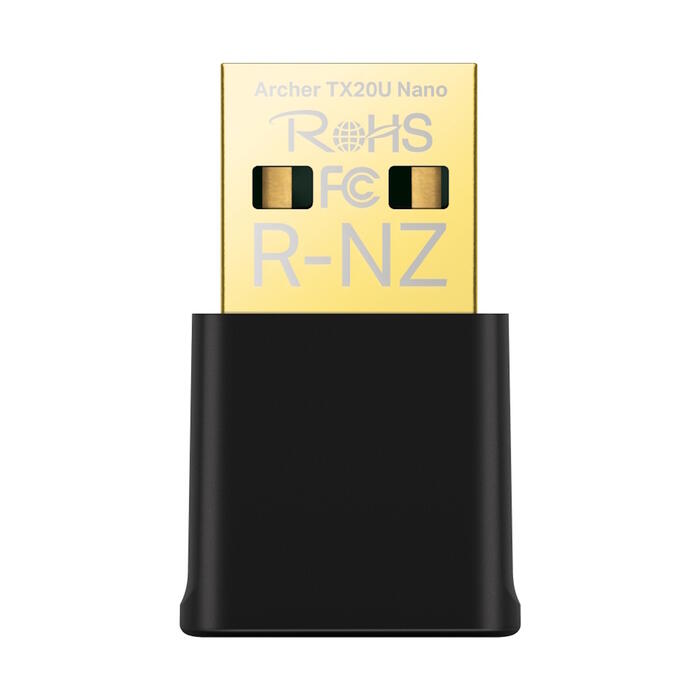 Tp-Link AX1800 Nano Wi-Fi 6 беспроводной USB адаптер Archer TX20U Nano, 1201 Мбит/с, 574 Мбит/с, 2x двухдиапазонные антенны, WPA3 (Archer TX20U Nano)