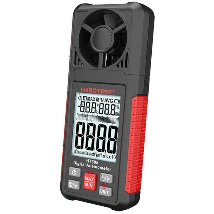 Habotest HT605 digitālais anemometrs, 0.40-30
