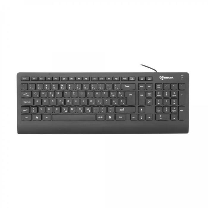 Sbox Klaviatūra K-20, 105 taustiņi, 1