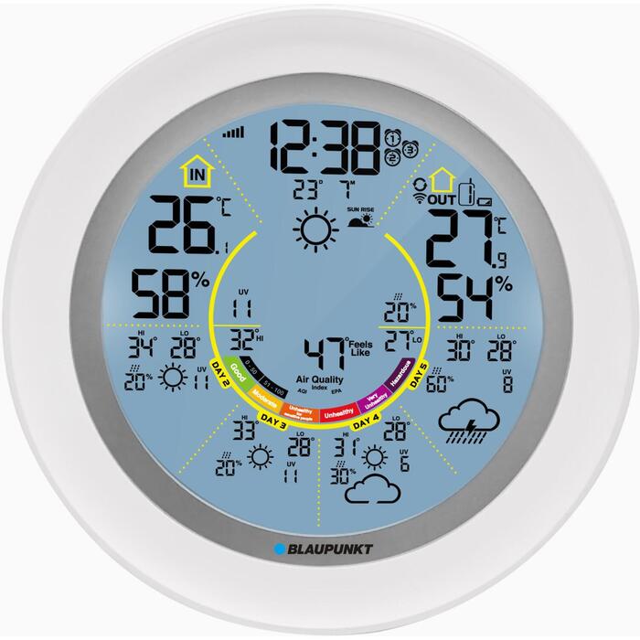 Blaupunkt Meteoroloģiskā stacija WS60WH APP, 5
