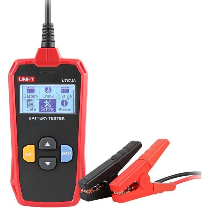 Uni-T akumulatoru testers UT673A, 3-250Ah, 12V/24V