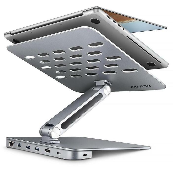 Axagon dokstacija HMC-STND HDMI 4K/60Hz, RJ-45