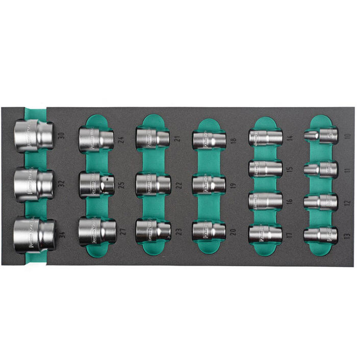 Набор коротких стволов 1/2 дюйма, 10–34 мм, K26074 KAMASA Tools (K26074)