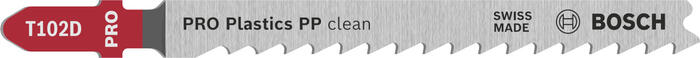 5 figūrzāģa asmeņi T 102 D, Clean for PP, Figūrzāģiem PRO PLASTICS PP CLEAN T102D FIGŪRZĀĢA ASMENS, 2608667444, BOSCH (2608667444)