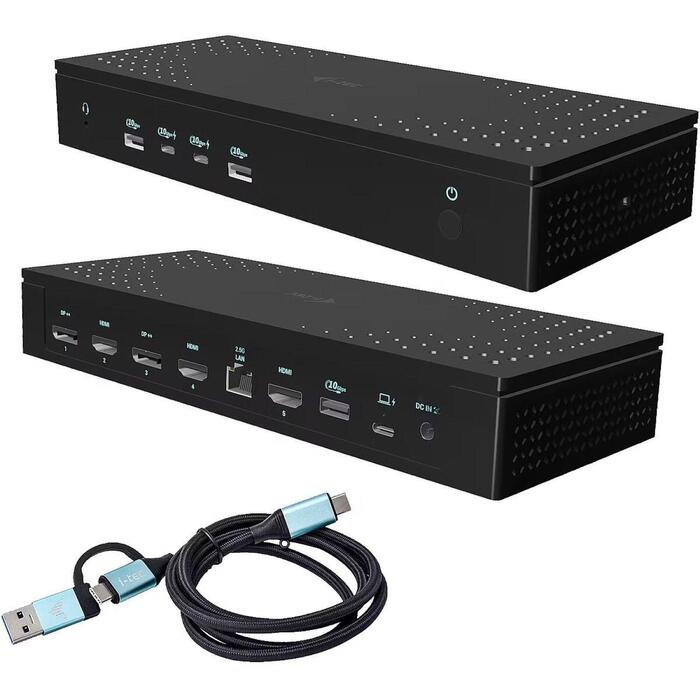 I-tec Universāla dokstacija CA5MONITORDOCKPD, 5x 4K/60Hz
