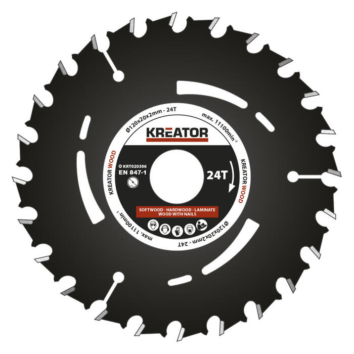 Kreator Ripzāģis KRT020306, 120mm, 20mm, 2mm