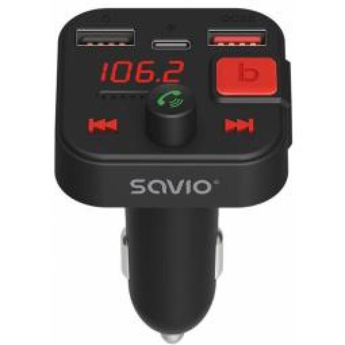 Savio FM modulators TR-15, 12-24V, Bluetooth