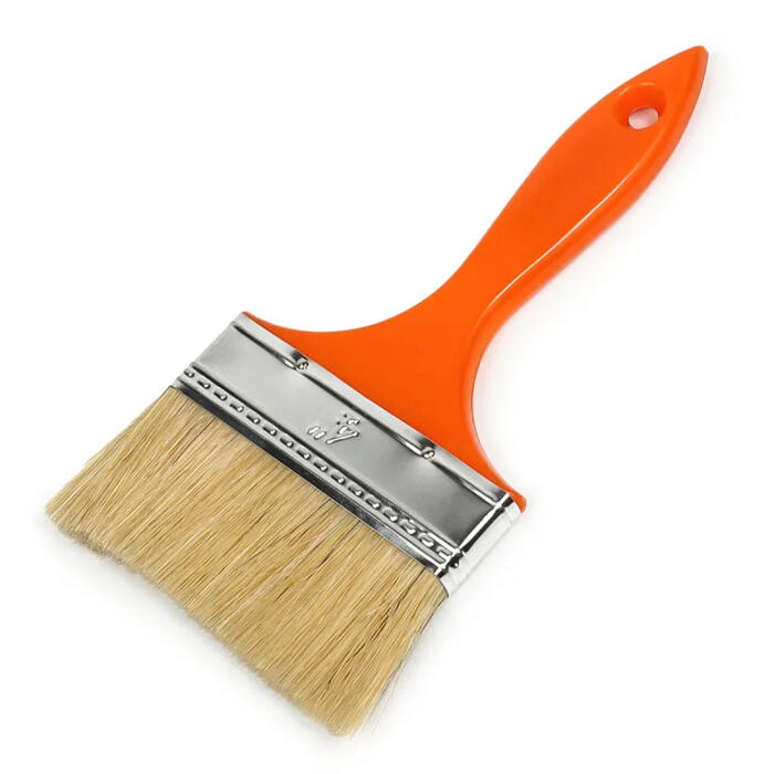 Ota, plakana, plastmasas kāts "ECO" 4" / 100mm, Polax (05-007)