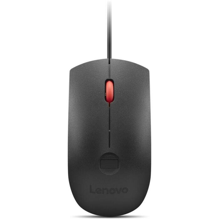 Lenovo USB datorpele Gen3 4Y51S24029, 2000 dpi, optiskā, 3 pogas, pirkstu nospiedumu lasītājs, USB-A (4Y51S24029)