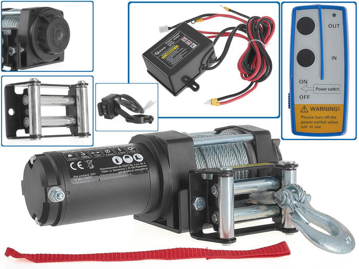 Elektriskā vinča 12V 3500LB, G81704 GEKO (G81704)