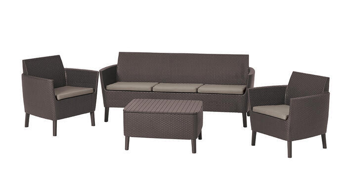 Dārza mēbeļu komplekts Salemo 3 Seater