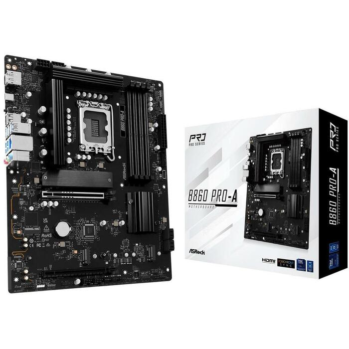 Asrock Dēlis B860 PRO-A 10+1+1 jaudas