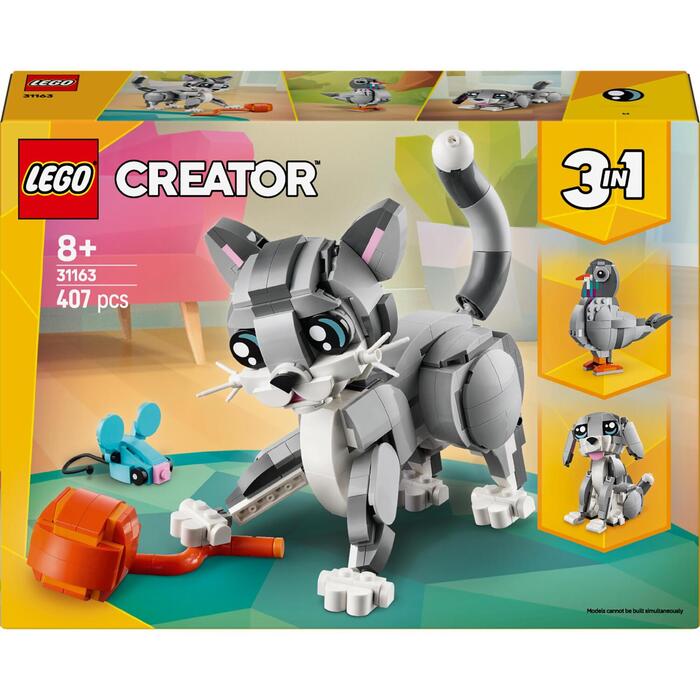 LEGO Creator 3in1 31163 Rotaļīgais kaķis