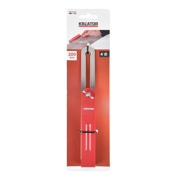 Galdnieka leņķis KREATOR KRTH73001 200mm regulējams