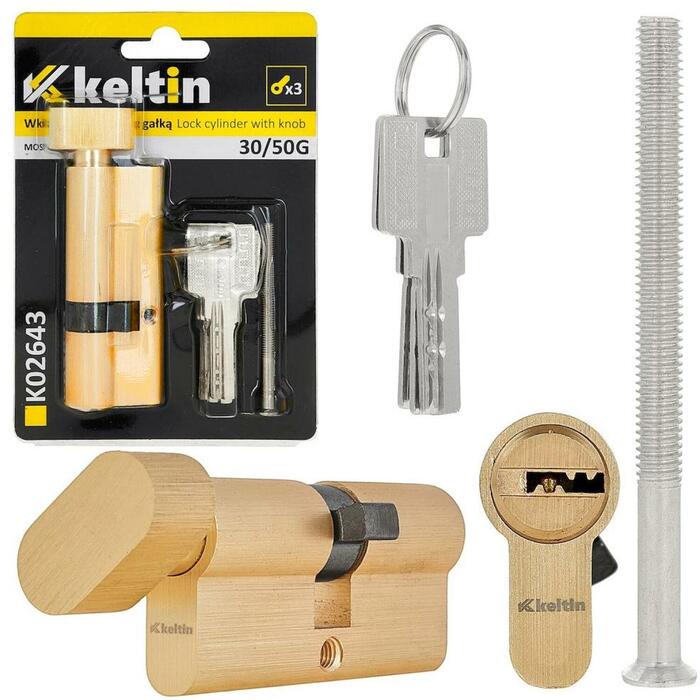 Keltin Slēdzenes cilindrs ar slēdzi K02643