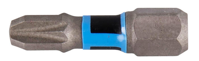 Torsion skrūvgriežu uzgalis (C-form), PZ3-25mm, 2gab