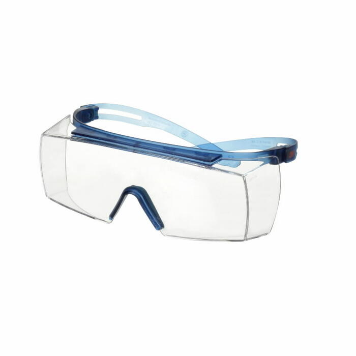 3M Virsbrilles SF3701SGAF-BLUE, caurspīdīgas, neaizsvīstošas, polikarbonāta lēcas, EN166 (SF3701BL)