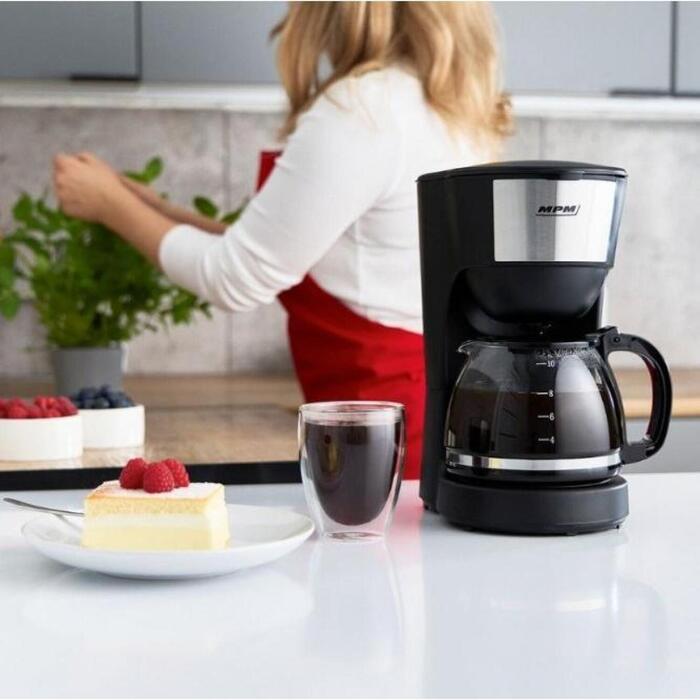 MPM MKW-12 pilienu kafijas automāts, melns
