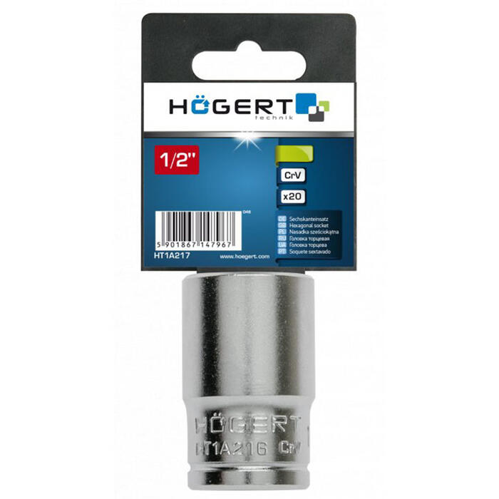 Muciņu atslēga 1/2" 16mm HT1A216 HOGERT