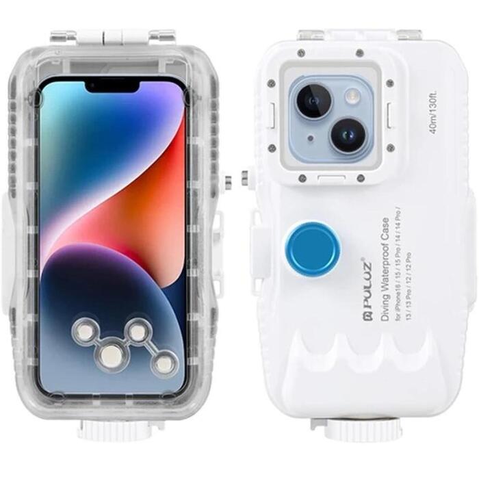 Puluz ūdensnecaurlaidīgs iPhone maciņš PU9115W, 40m