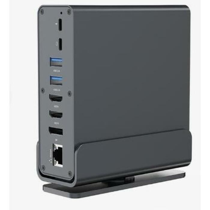 Gembird adapteris 15-in-1 A-CF-COMBO15-01 USB-C 4