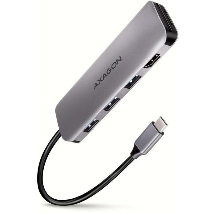 Axagon USB centrmezgls HMC-HCR3A, 3x USB