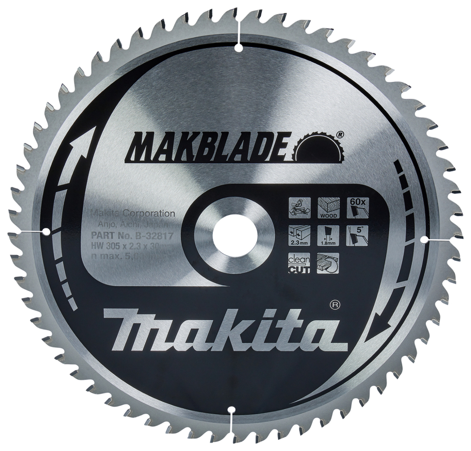 Zāģripa T.C.T. Makblade 305x2