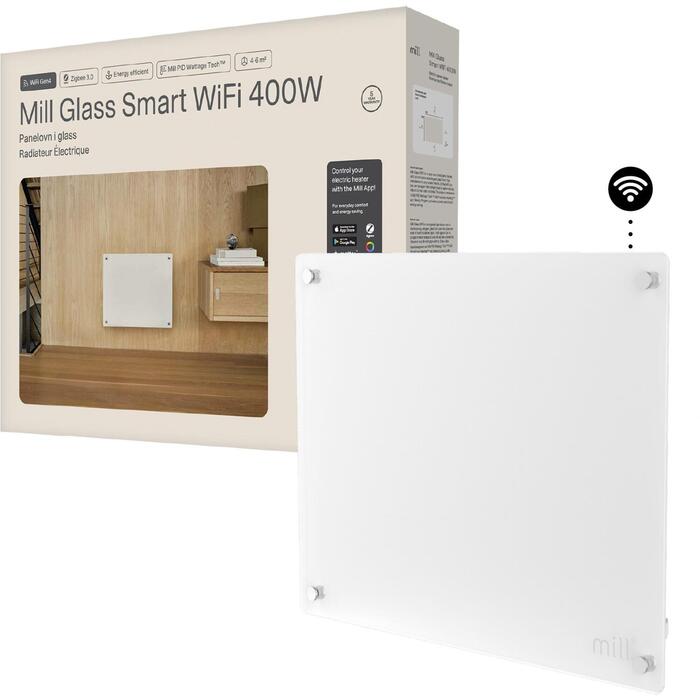 Mill Glass Smart WiFi Panel Heater