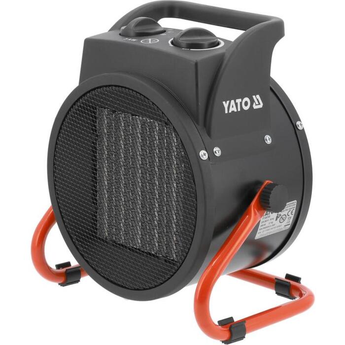 Yato elektriskais sildītājs YT-99705, 3000 W, 30 m², 245 m³/h, 220-240 V, 50 Hz, PTC, IPX0, 85 °C, 1.3 m, 3 režīmi, metāla korpuss (YT-99705)
