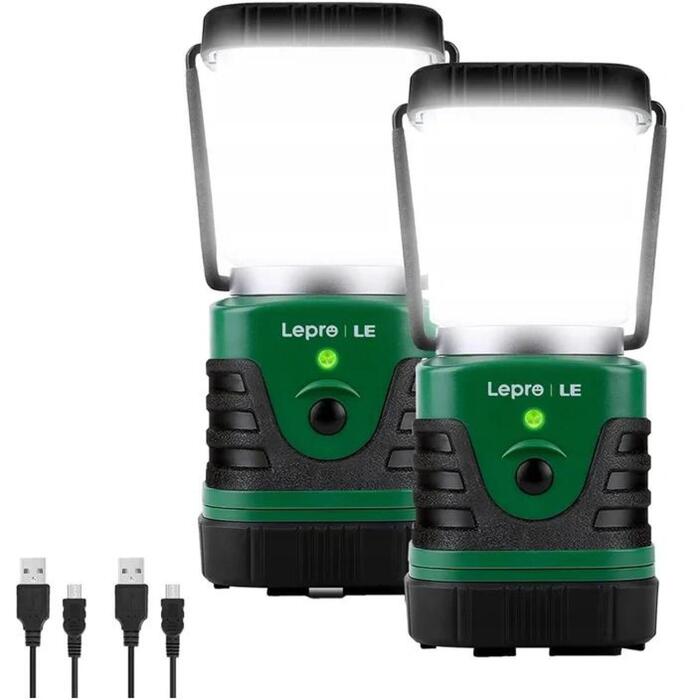 LEPRO 3300008-2 kempinga lampa, 2 gab