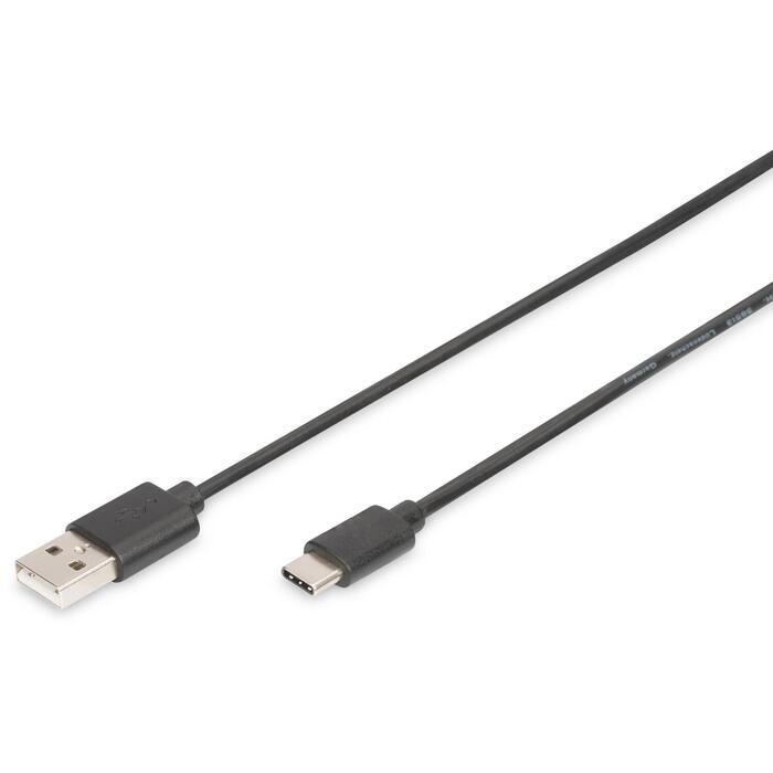Digitus AK-300154-010-S USB-C kabelis, USB-A -