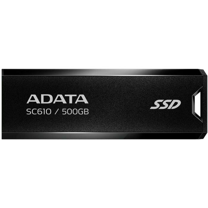 Adata SSD ārējais SC610-500G-CBK/RD 500GB, USB