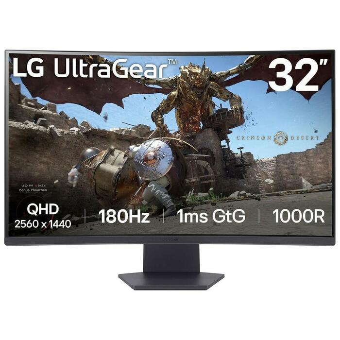 LG LCD monitors 32GS60QC-B, 80 cm