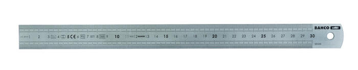 Metāla lineāls 1000mm SR1000-MM BAHCO (SR1000-MM)