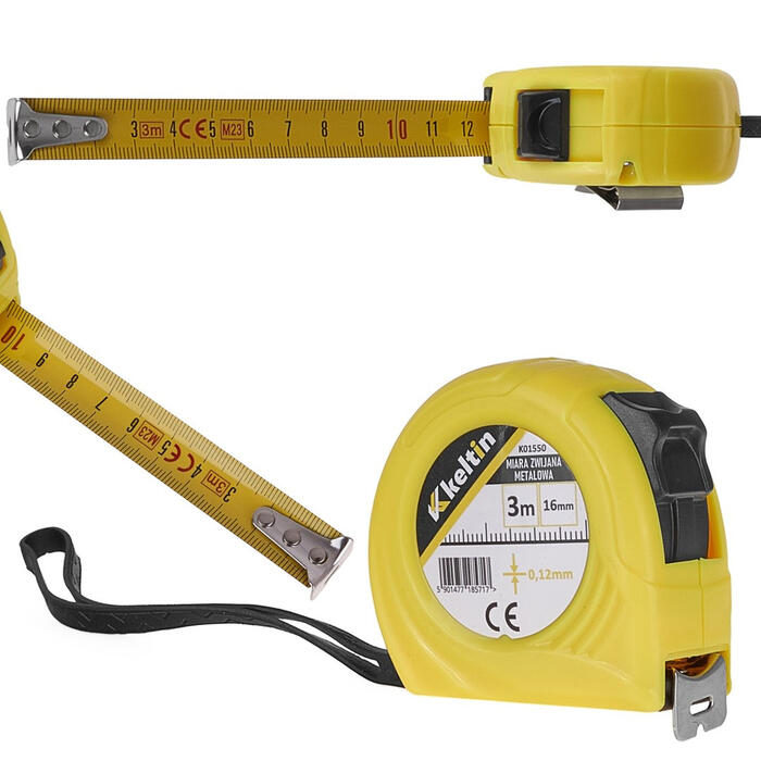 Keltin mērlente K01550, 3m, 16mm, 0