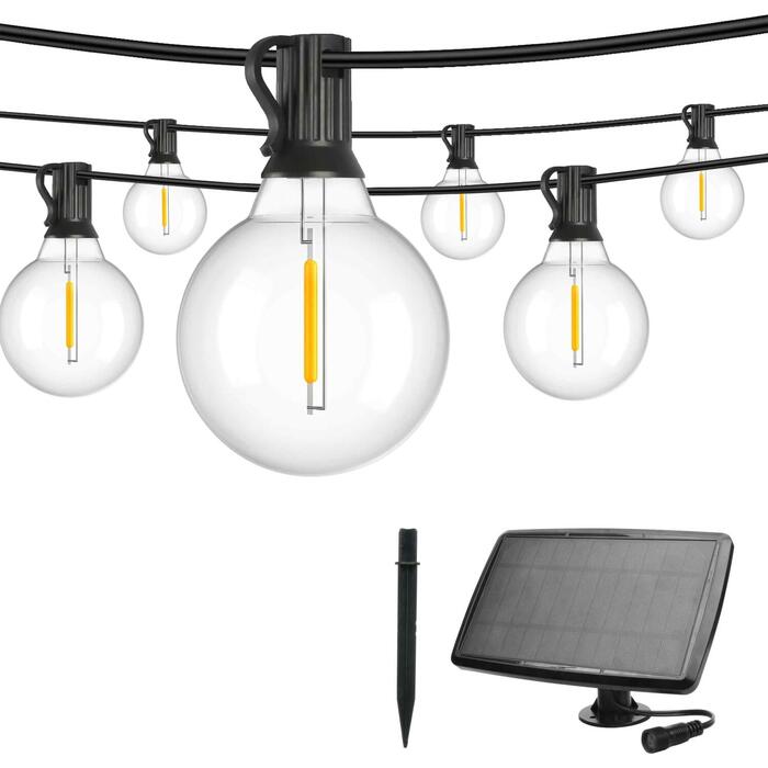 ArtFlow Dek. lampu virtene ar saules