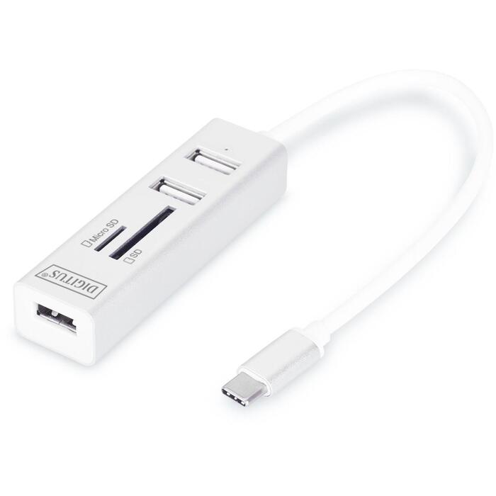 Digitus USB centrmezgls DA-70243, 3x USB